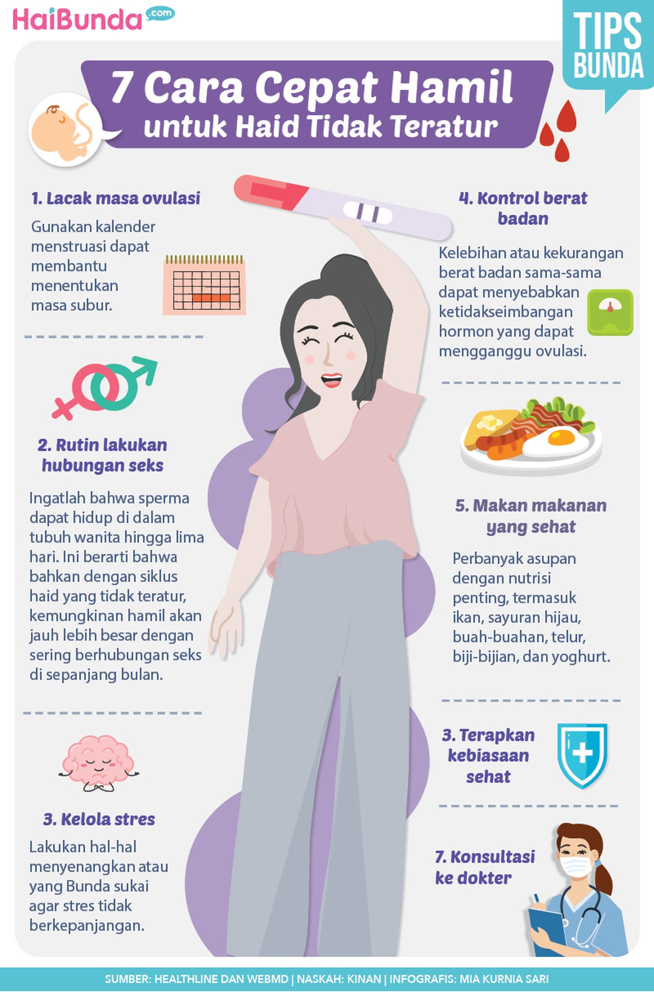 Cara cepat hamil dengan haid tidak teratur
