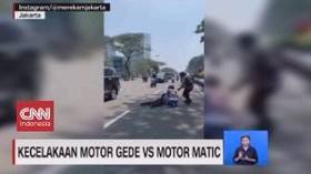 VIDEO: Kecelakaan Motor Gede Vs Motor Matic