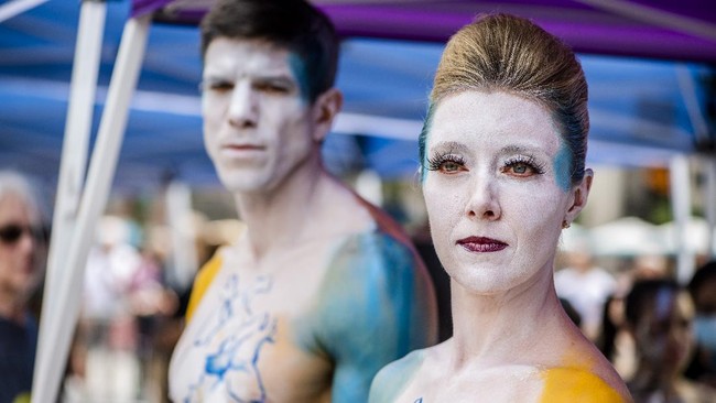 FOTO: Mengekspresikan Diri di Hari Bodypainting New York