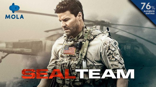 Platform layanan streaming Mola menawarkan petualangan personel SEAL Team dengan segala problem pribadi bagi para penggemar film aksi.