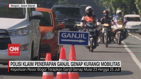 VIDEO: Polisi Klaim Penerapan Ganjil Genap Kurangi Mobilitas