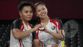 FOTO: Greysia/Apriyani Rebut Status Juara Grup Olimpiade