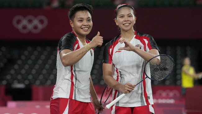 Berikut jadwal pertandingan atlet Indonesia, termasuk Greysia/Apriyani dan Lalu Muhammad Zohri di Olimpiade Tokyo 2020 pada Sabtu (31/7).