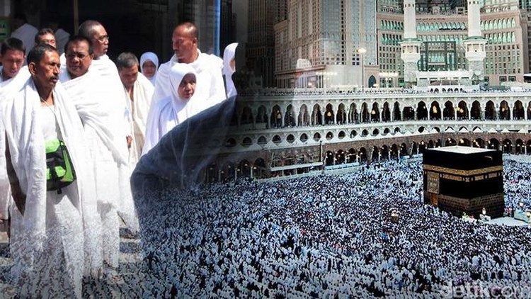 Jemaah haji di Masjidil Haram