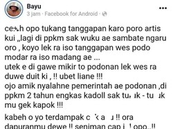 Kades di Trenggalek Digeruduk Pekerja Seni Gegara Posting-an yang Menghina