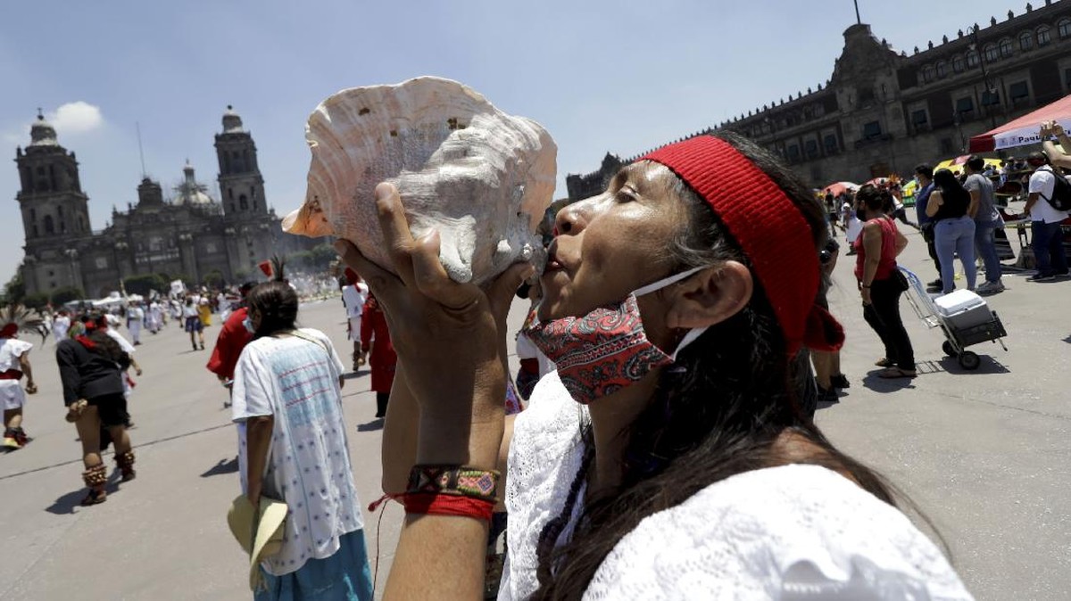 FOTO: Festival 696 Tahun Peradaban Aztec di Meksiko