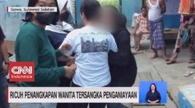 VIDEO: Ricuh Penangkapan Wanita Tersangka Penganiayaan