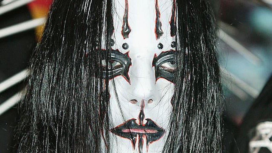 LONDON - MAY 23:  Joey Jordison of Slipknot signs copies of the new album 