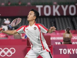 Hasil Bulutangkis Olimpiade: Anthony Ginting Mulus Lewati Fase Grup