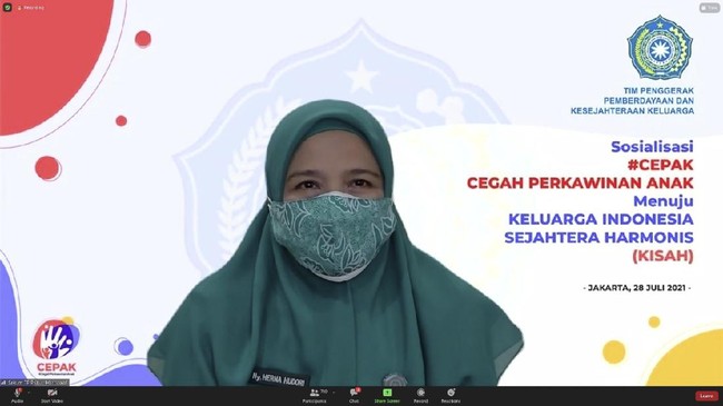 Tingginya pernikahan usia dini masuk agenda pemerintah dalam RPJMN 2020-2024 dengan target menurunkan angka perkawinan anak menjadi 8,74 persen pada akhir 2024.