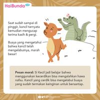 Cerita Nusantara Kancil Dan Buaya - 1