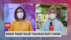 VIDEO: Masuk Pasar di DKI Wajib Bawa Surat Vaksin