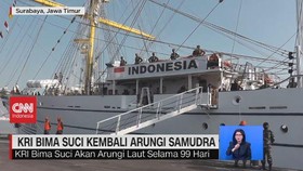 VIDEO: KRI Bima Suci Kembali Arungi Samudra