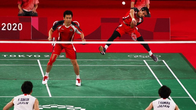 Ahsan/Hendra menyebut peluru Indonesia berkurang di Olimpiade Tokyo 2020 setelah Kevin Sanjaya Sukamuljo/Marcus Fernaldi Gideon kalah.