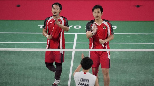 Mohammad Ahsan/Hendra Setiawan lolos ke babak 16 besar French Open 2021 usai mengandaskan ganda putra Jepang, Keiichiro Matsui/Yoshinori Takeuchi.