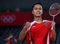 Unggulan Badminton Olimpiade Tumbang, Ginting Lewati Kutukan
