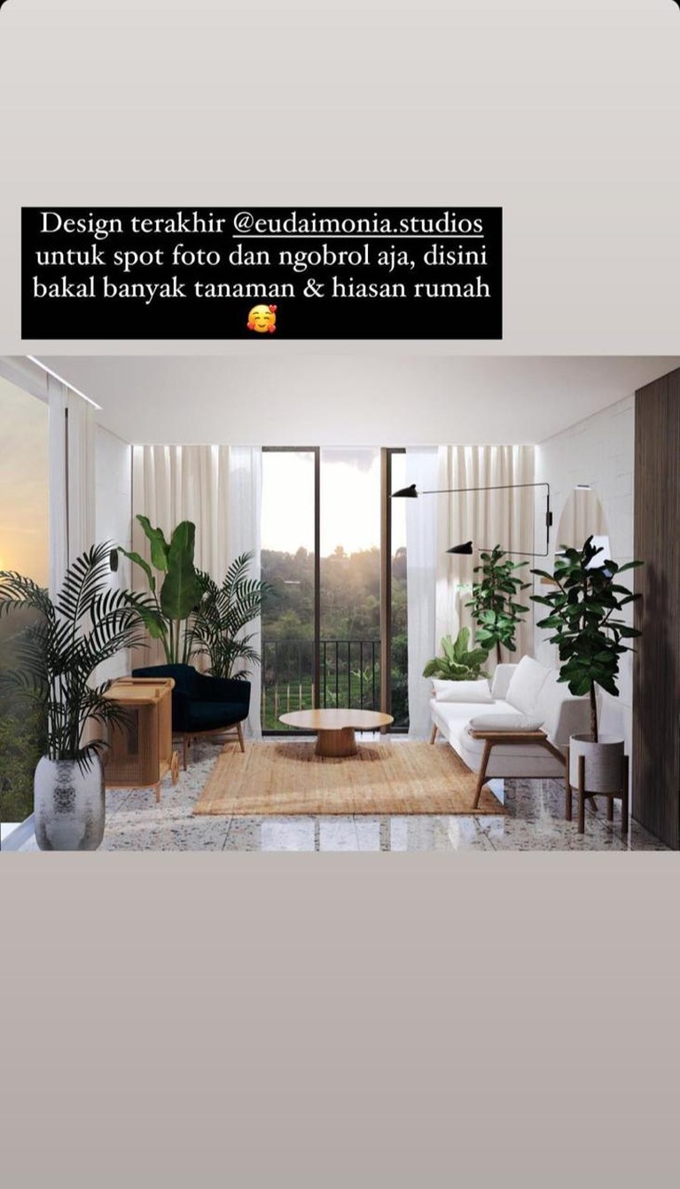 Rachel Vennya sedang membangun sebuah villa mewah di Bandung. Yuk kita intip desainnya!