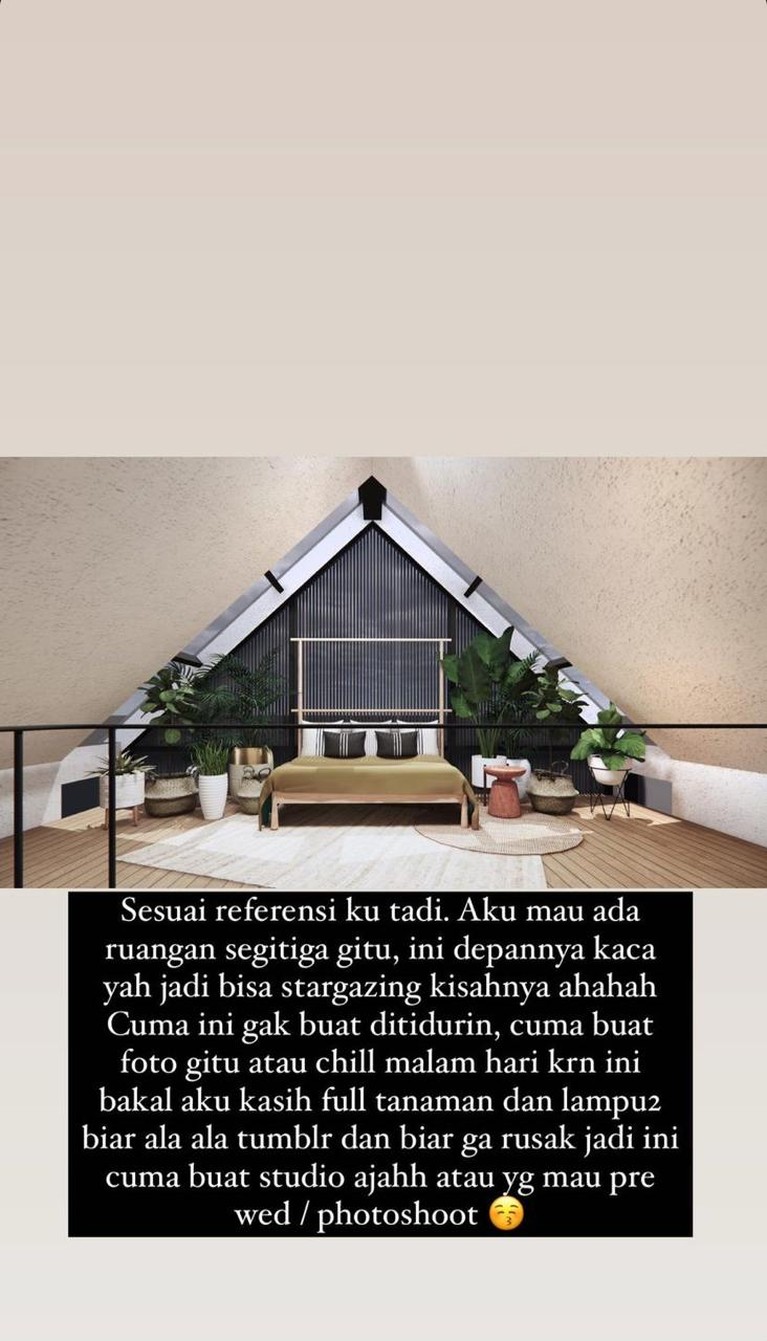 Rachel Vennya sedang membangun sebuah villa mewah di Bandung. Yuk kita intip desainnya!