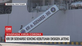 VIDEO: KRI Dr Soeharso Sokong Kebutuhan Oksigen Jateng