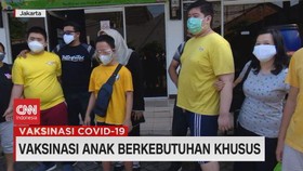 VIDEO: Vaksinasi Anak Berkebutuhan Khusus