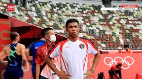 VIDEO: Lalu Zohri Adaptasi Startingblock di Olympic Stadium
