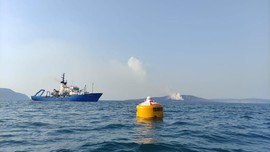 BPPT Pasang Buoy AI di Perairan Gunung Anak Krakatau