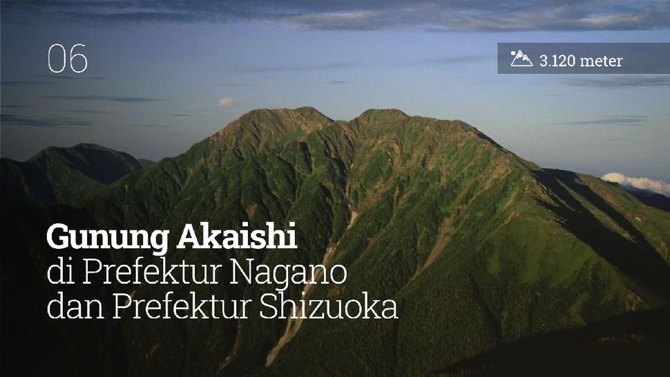 Intip 7 Gunung Tertinggi Di Jepang Selain Fuji