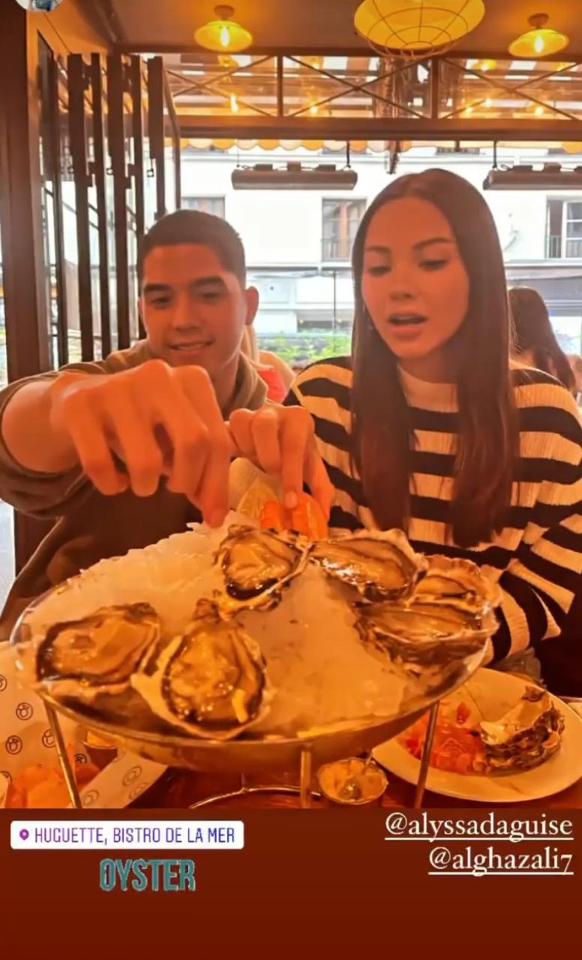 Al Ghazali diketahui bertolak ke Paris untuk menemui dan melepas rindu dengan sang kekasih&comma; Alyssa&period; Yuk intip momen mereka&excl;