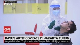 VIDEO: Kasus Aktif Covid-19 di Jakarta Turun