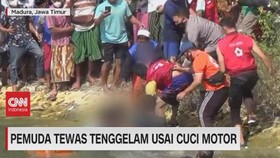 VIDEO: Pemuda Tewas Tenggelam Usai Cuci Motor