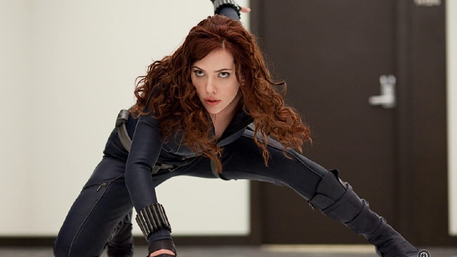 Penampilan Scarlett Johansson sebagai Black Widow.