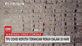VIDEO: TPU Covid Keputih Terancam Penuh Dalam 19 Hari