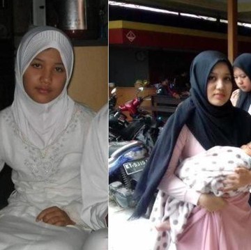 6 Potret Transformasi Ulfa, Istri Syekh Puji dari ABG Polos hingga Ibu 3 Anak