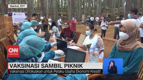 VIDEO: Vaksinasi Sambil Piknik