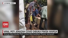 VIDEO: Viral Peti Jenazah Covid Dibuka Paksa Warga