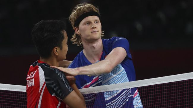 Ancaman Antonsen untuk Ginting di Final Singapore Open 2023