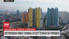VIDEO: Keterisian RSDC Wisma Atlet Turun 50 Persen
