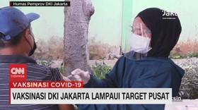 VIDEO: Vaksinasi DKI Jakarta Lampaui Target Pusat