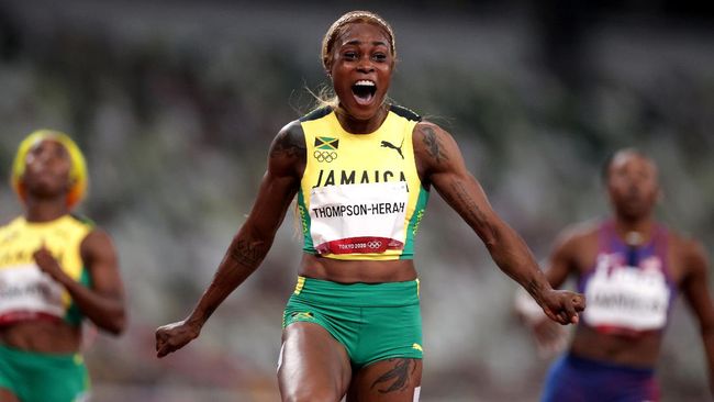 Elaine Thompson Pecahkan Rekor 100 Meter Putri Olimpiade