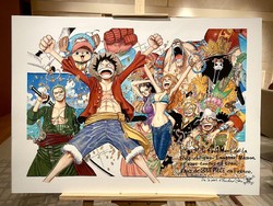 Ilustrasi Spesial One Piece untuk Presiden Emmanuel Macron
