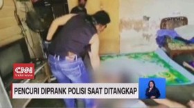 VIDEO: Pencuri Diprank Polisi Saat Ditangkap