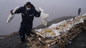 FOTO: Ritual Warga Bolivia Beri Sembahan untuk Ibu Pertiwi