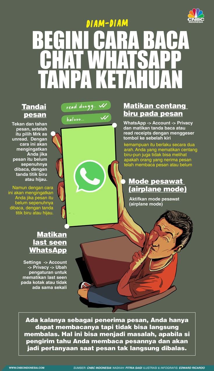 Diam-Diam, Begini Cara Baca Chat Whatsapp Tanpa Ketahuan