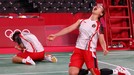 Tim ganda putri bulu tangkis Indonesia berhasil mencetak sejarah raih emas di Olimpiade Tokyo 2020&period; Yuk intip potret haru & bahagianya&excl;
