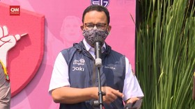 VIDEO: Berkegiatan di Jakarta, Anies: Harus Sudah Vaksin