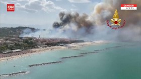 VIDEO: Setelah Turki, Giliran Italia Dilanda Kebakaran