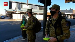 VIDEO: 300 Tentara Diterjunkan untuk Awasi Lockdown Sydney