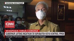 VIDEO: Ganjar Pranowo Ingatkan 35 Kabupaten Kota Kontrol PPKM