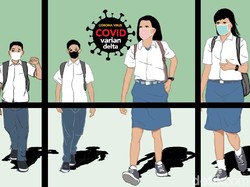 Jelang PTM, Siswa dan Guru di Surabaya Dilakukan Swab PCR 3 Hari