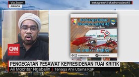 VIDEO: Istana Bantah Foya Foya Cat Ulang Pesawat Kepresidenan